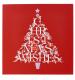 Holographic Christmas Tree Christmas Cards - Pack of 20