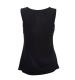 Amoena V-neck Lace Pocketed Vest in Black