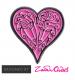 Zandra Rhodes Heart Pin Badge