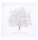 Sparkly Silver Tree Welsh Christmas Cards - Pack of 10