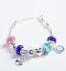 Silver Bracelet with Cancer Research UK Bead