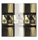 Deluxe Black and gold square crackers, cancer research uk