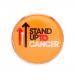 Stand Up To Cancer Orange Circular Pin Badge
