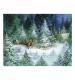 sleigh in forest cancer research uk christmas card 