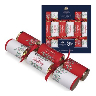 Tom Smith Premium Traditional 14" FSC Christmas Crackers - 6 Pack