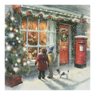 Window Shopping Christmas Cards - Pack of 10