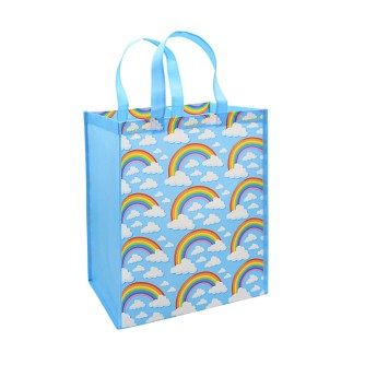 Clouds & Rainbow Tote Shopping Bag