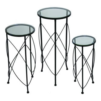 Set of 3 Tables / Plant Stands