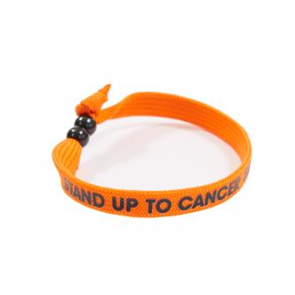 Stand Up To Cancer Wristband With Beaded Clasp