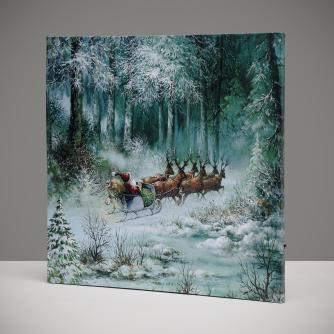 Dashing Through the Snow Pre-lit Print