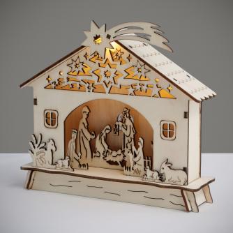 LED Pre-lit Nativity