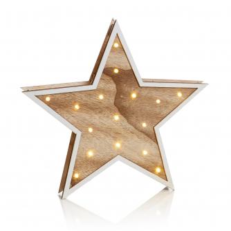 Wooden Star LED Light