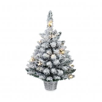 60cm LED Frosty Flocked Christmas Tree