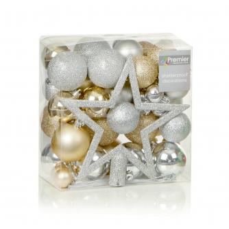 Silver & Gold Bauble Pack