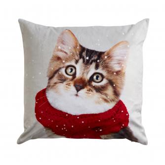 Winter Cat Cushion