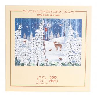 Winter Wonderland Deer 1000-Piece Jigsaw Puzzle