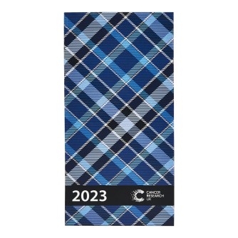 2023 Pocket Diary - Blue Tartan
