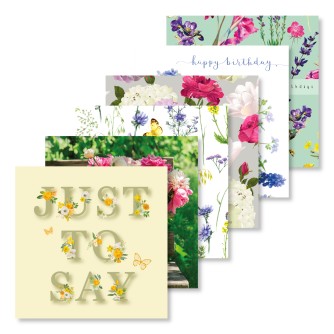 Floral Greetings Cards Multipack