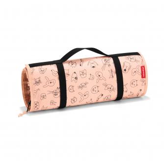 Reisenthel Cats and Dogs Rollup Organiser in Pink 