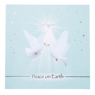 Peace on Earth Stunning Doves Christmas Cards - Pack of 20