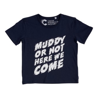 Pretty Muddy Kids Navy Slogan T-shirt