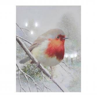 robin mounted print cancer research uk christmas gift