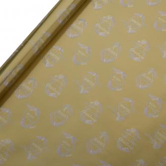 Tom Smith Golden Winter Wishes Wrapping Paper