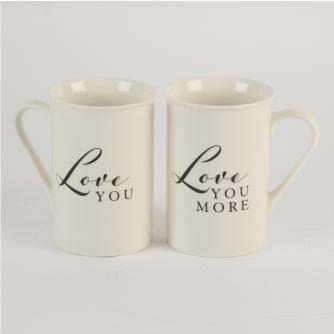 Loved You and Love You More Mugs, Wedding Gifts, Cancer Research UK