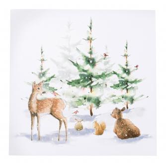 Winter Woodland Christmas Cards - Pack of 10