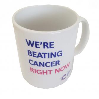 We're Beating Cancer Right Now Mug 