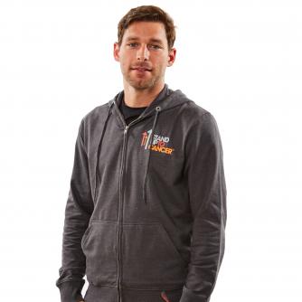 Mens Stand Up To Cancer Grey Hoodie