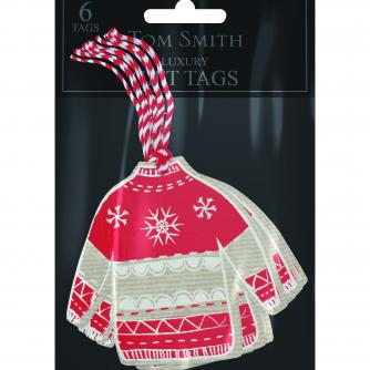 Scandinavian tags Cancer Research uk Christmas tags 